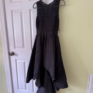 Avery Black High Low Dress